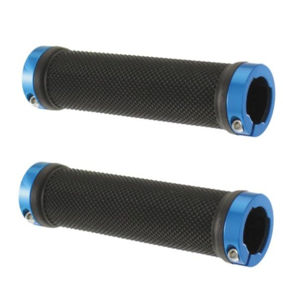 Wag Coppia manopole MTB con lock ring Blu